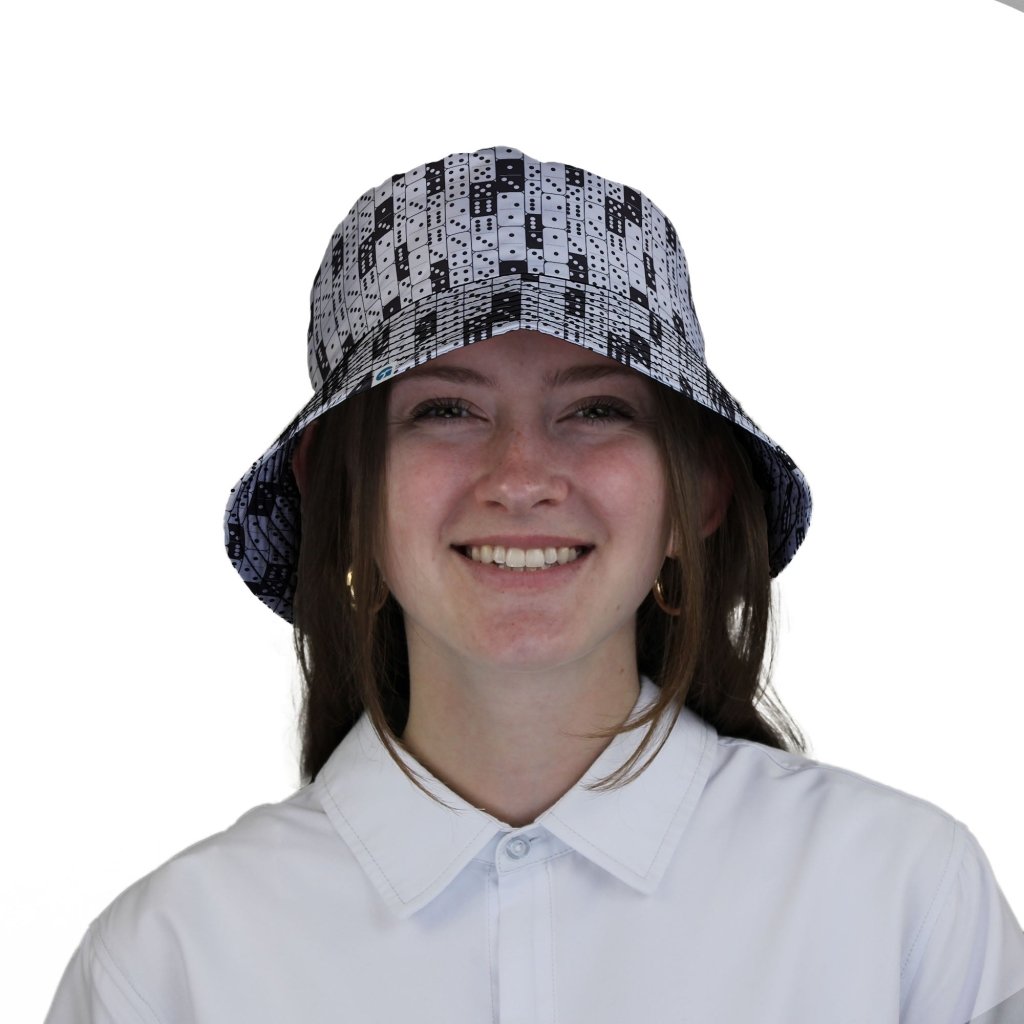Dominos Bucket Hat - M - Black Stitching - -