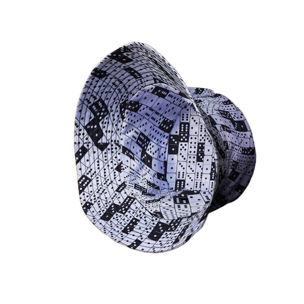 Dominos Bucket Hat - M - Black Stitching - -