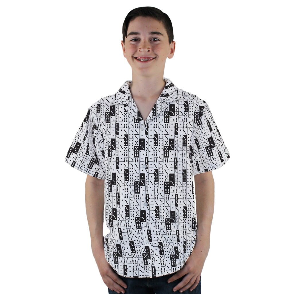 Dominos Youth Hawaiian Shirt - YL - -