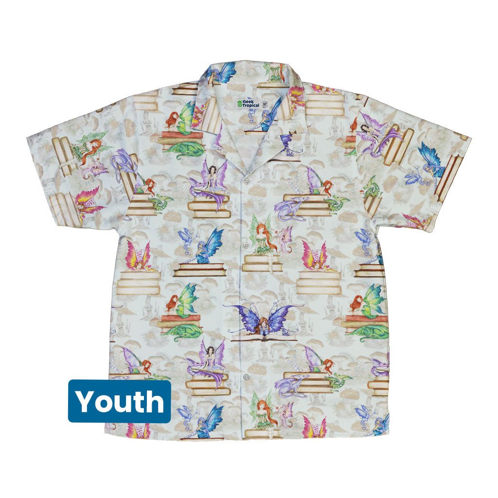 Fairy Tales Youth Hawaiian Shirt - YXS - -