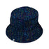 Fantasy RPG Weapons Items Navy Dnd Bucket Hat - M - Grey Stitching - -