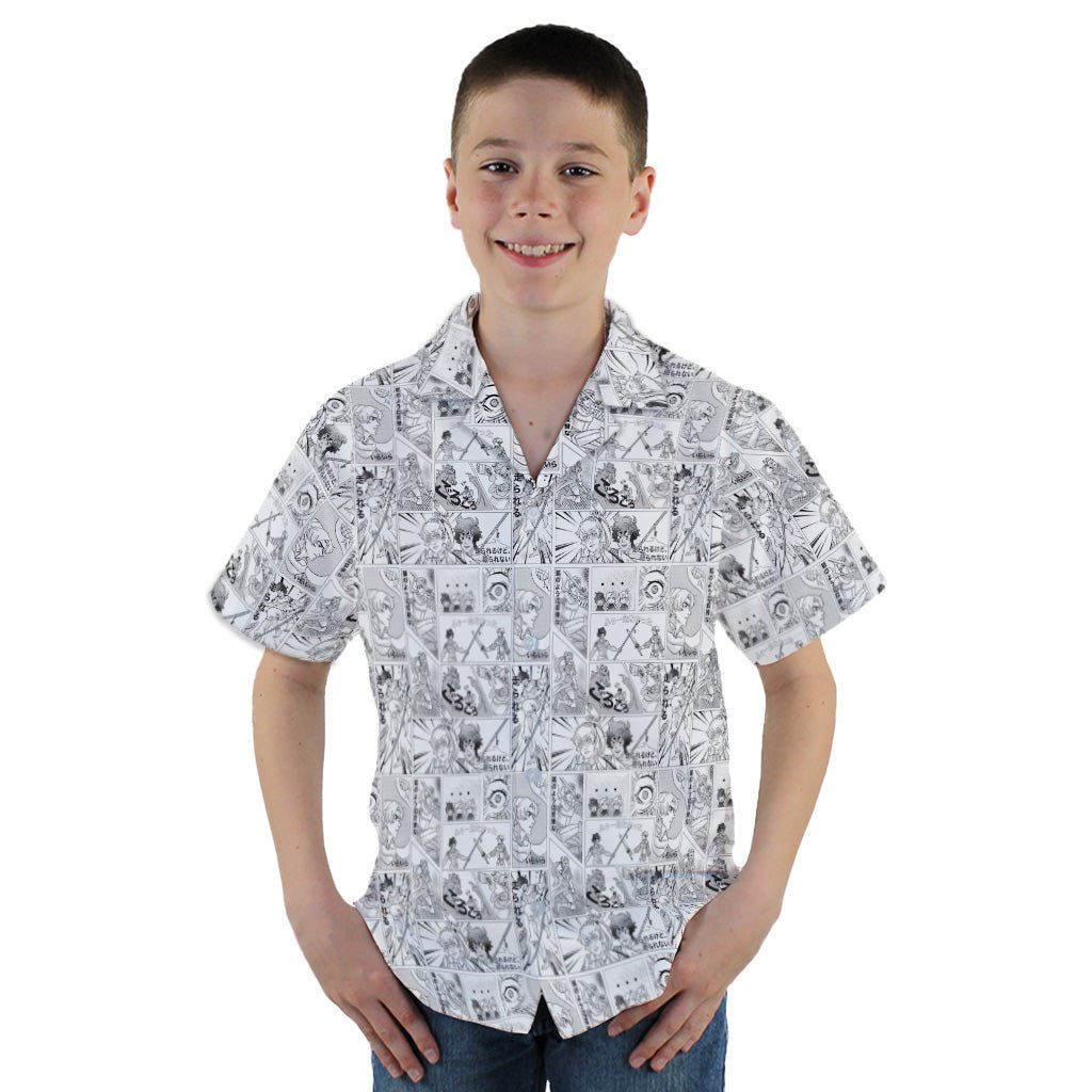 Geek Tropical Manga Youth Hawaiian Shirt - YXS - -