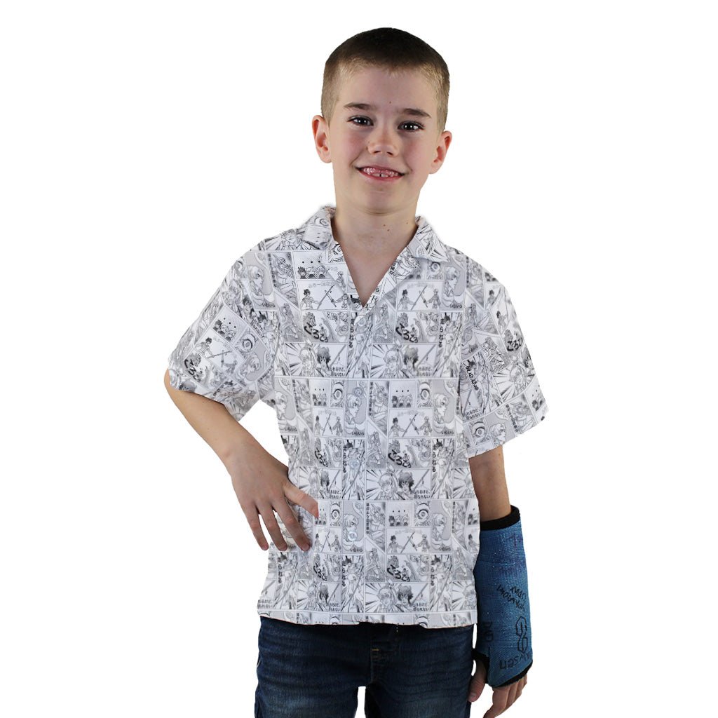 Geek Tropical Manga Youth Hawaiian Shirt - YXS - -
