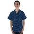 Guitar Blossoms Blue Youth Hawaiian Shirt - YXS - -