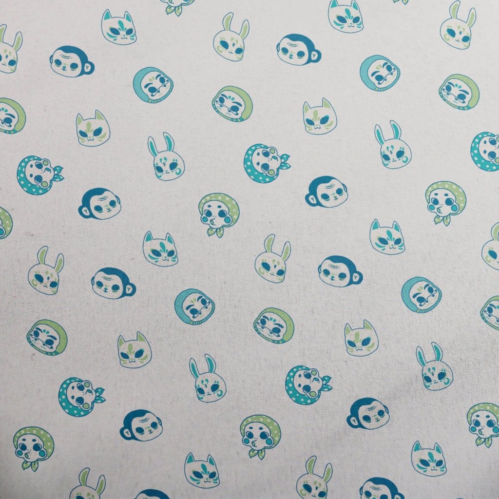 Kawaii Masks Parade Blue Light Youth Hawaiian Shirt - YXS - -