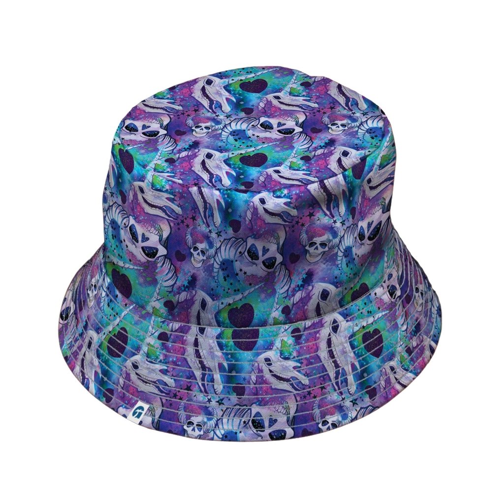Magical Skulls Bucket Hat - M - Black Stitching - -