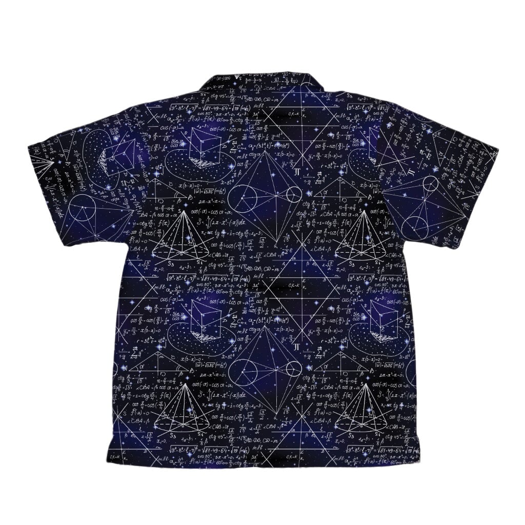 Math And Physics Space Youth Hawaiian Shirt - YXS - -