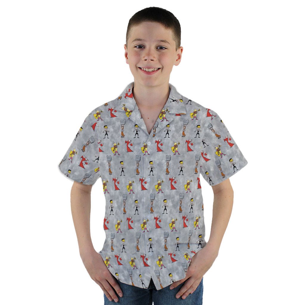 Munchkin Classes Youth Hawaiian Shirt - YM - -