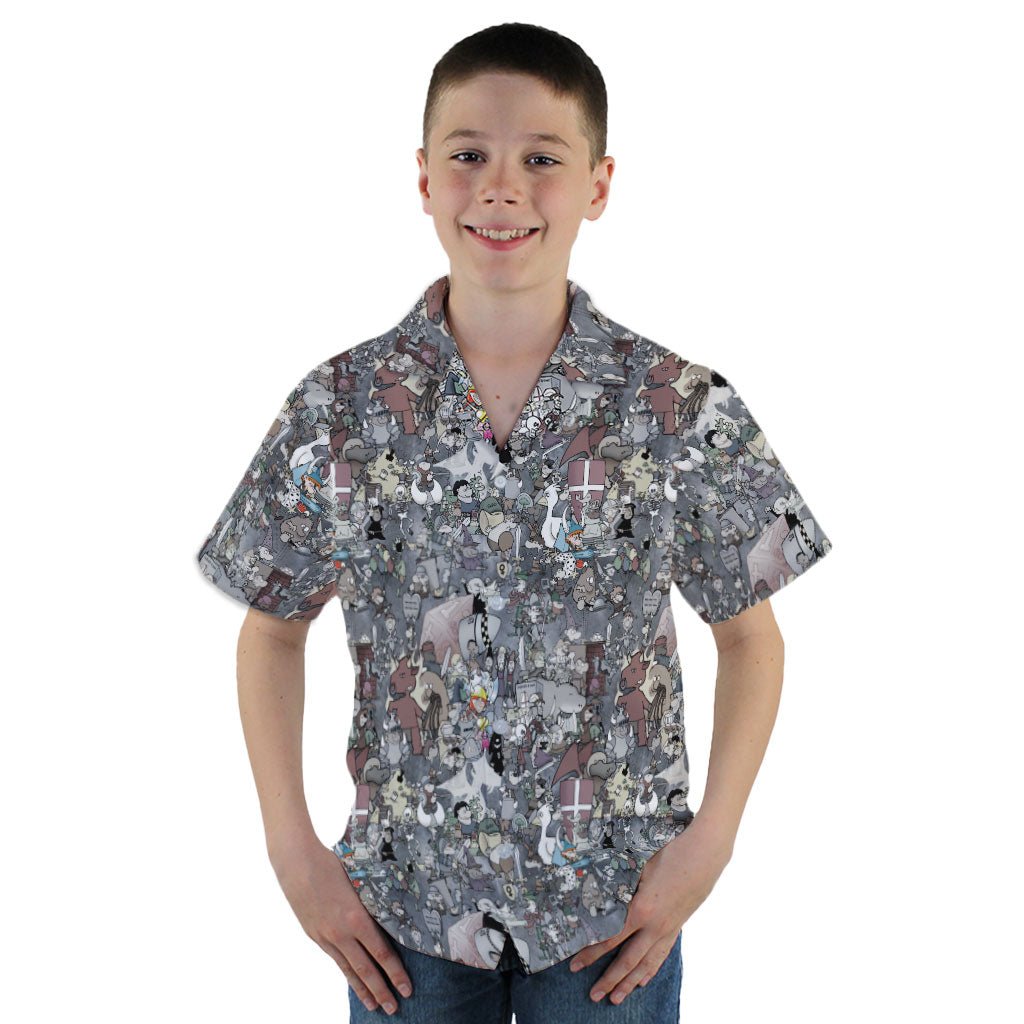Munchkin Mashup Mania Youth Hawaiian Shirt - YM - -