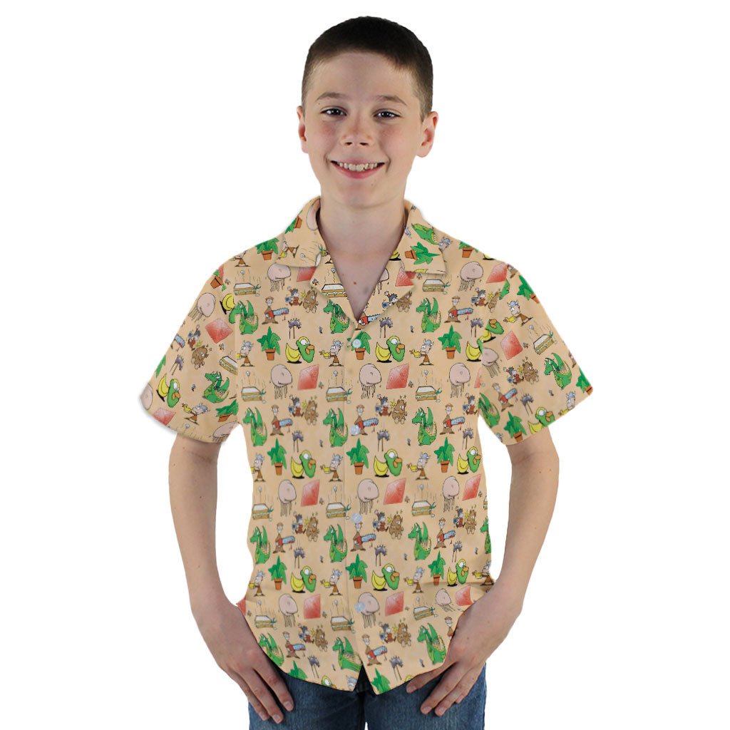 Munchkin Mayhem Youth Hawaiian Shirt - YM - -