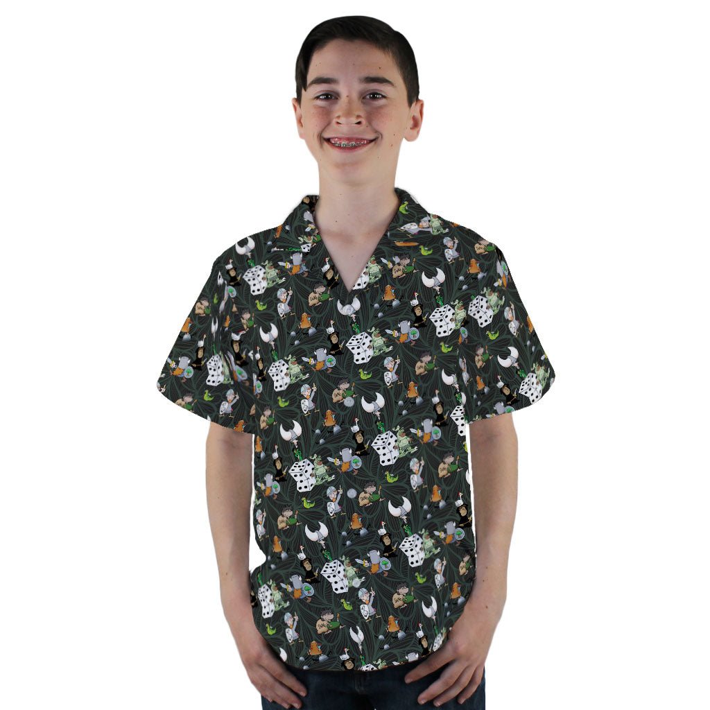 Munchkin Quirky Treasures Youth Hawaiian Shirt - YL - -