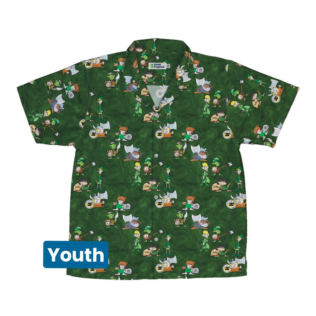 Munchkin Races Youth Hawaiian Shirt - YXS - -