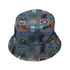 Murder Mystery Board Game Bucket Hat - M - Grey Stitching - -