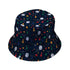 Pawn Party Blue Board Game Bucket Hat - M - Grey Stitching - -