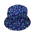 Psychedelic Mushrooms Bucket Hat - M - Black Stitching - -