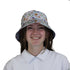 Snails and Mushrooms Botany Bucket Hat - M - Grey Stitching - -