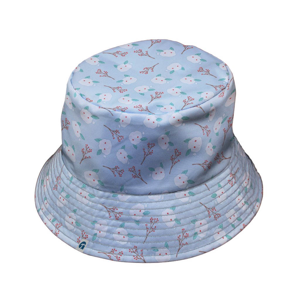 Snow Bunnies Bucket Hat - M - Grey Stitching - -