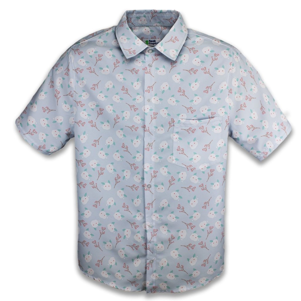 Snow Bunnies Button Up Shirt - XS - Button Down Shirt - No Pocket -