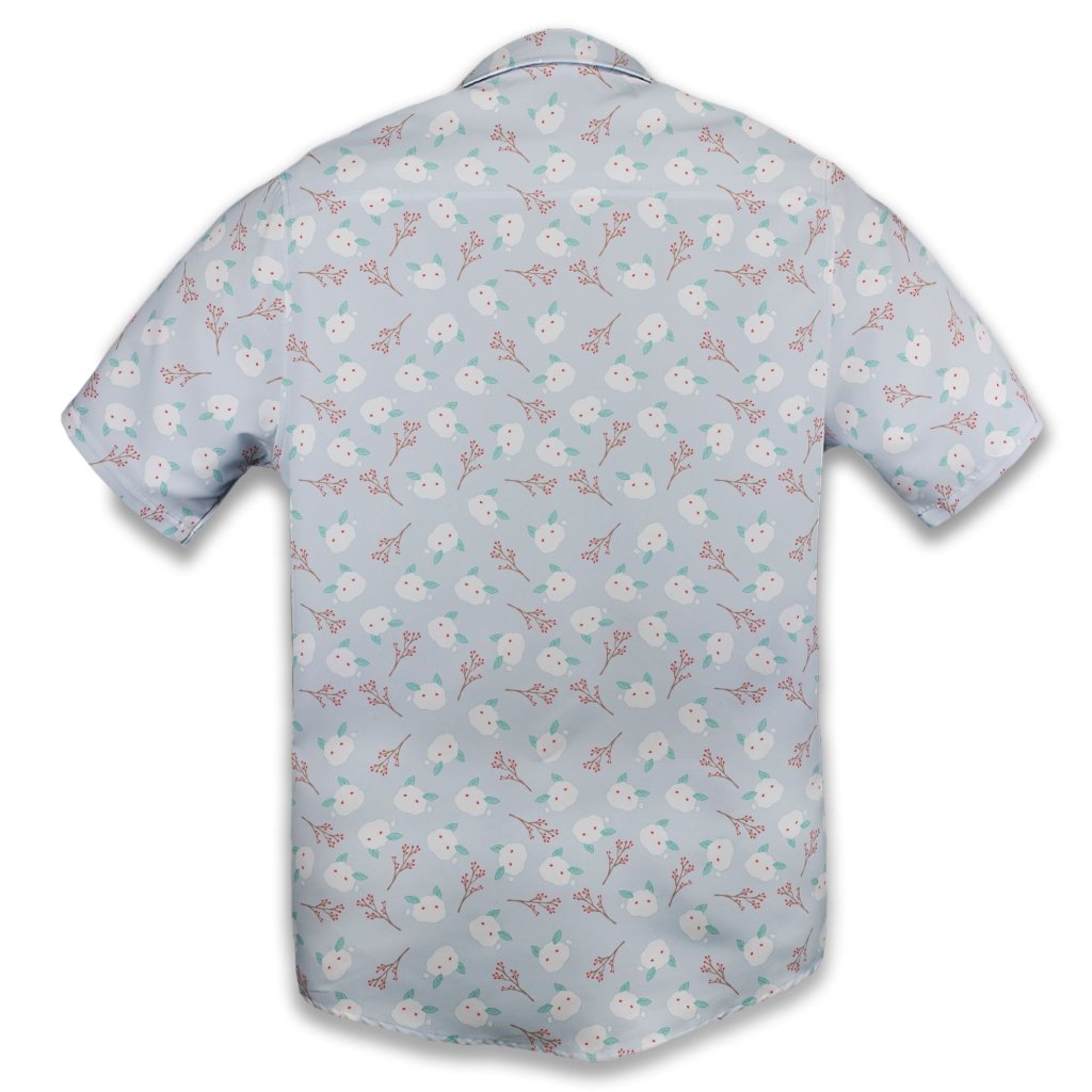 Snow Bunnies Button Up Shirt - XS - Button Down Shirt - No Pocket -