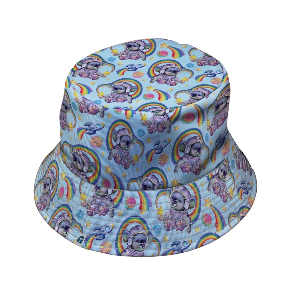 Space Koala Bucket Hat - M - Grey Stitching - -