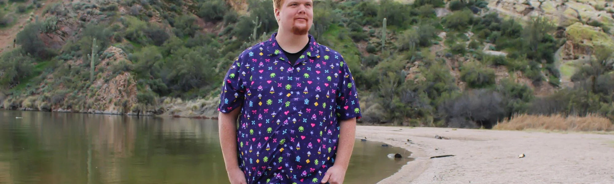 Video Game Button Up Shirts