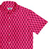 1s and 0s Pink Binary Button Up Shirt Geek Nerd adult sizing computer print Design by Zirkus Design