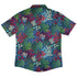 A Christmas Coral Button Up Shirt Geek Nerd adult sizing Christmas Print