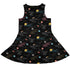A Starry Galaxy Outer Space Dress Geek Nerd lx - C outer space & astronaut print Print#0001