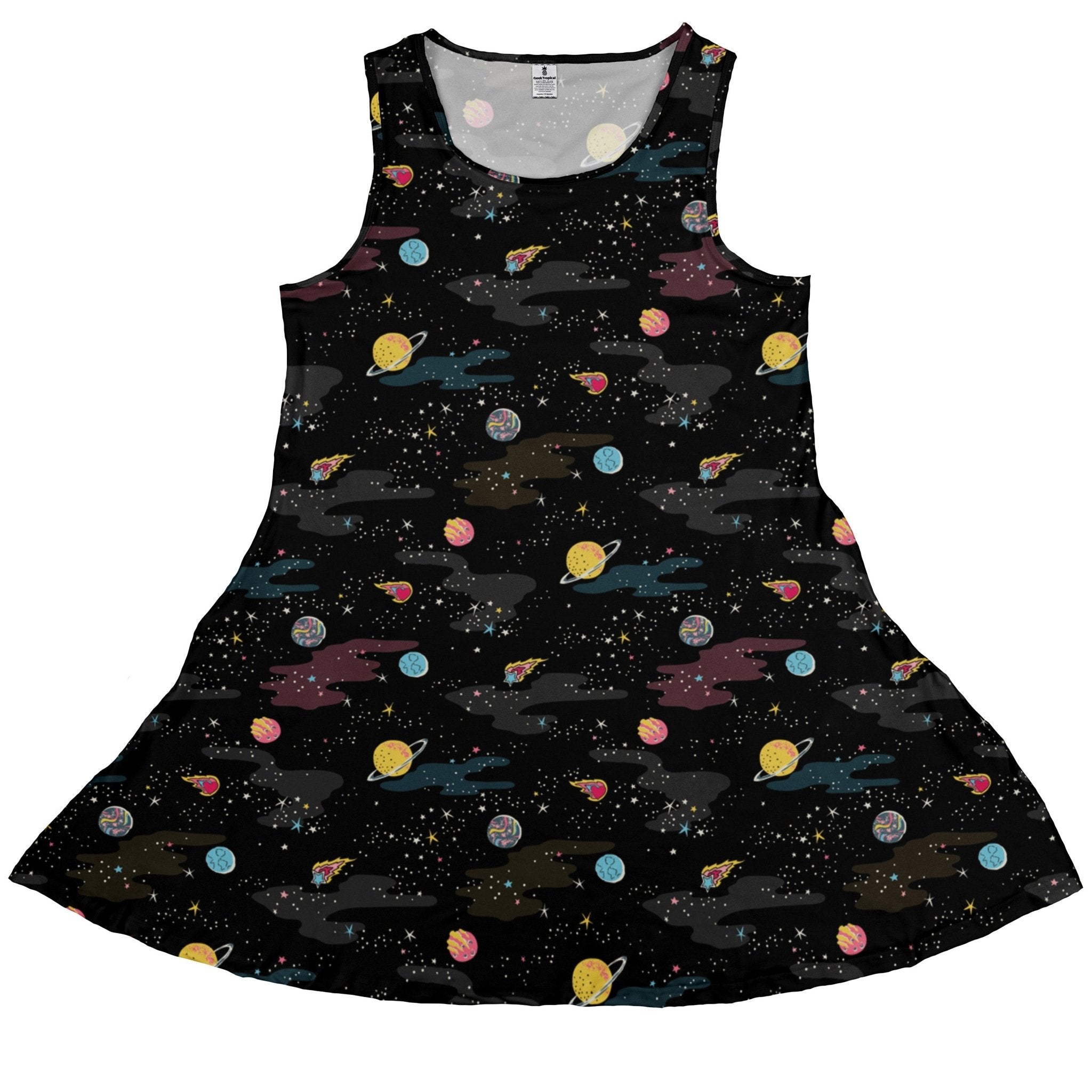 Beautiful Nebula Outer Space Dress | Geek Tropical