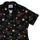 A Starry Galaxy Outer Space Curvy Button Up Shirt Geek Nerd outer space & astronaut print Print#0001 women