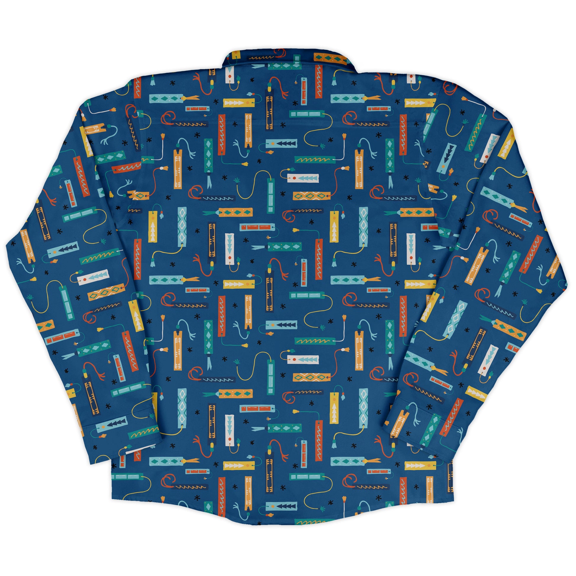 Adventures Bookmark Long Sleeve Button Up Shirt