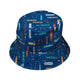Adventures Bookmark Bucket Hat Geek Nerd book prints Design by Zirkus Design lx - B