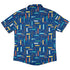 Adventures Bookmark Button Up Shirt Geek Nerd adult sizing book prints Design by Zirkus Design