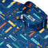 Adventures Bookmark Button Up Shirt Geek Nerd adult sizing book prints Design by Zirkus Design