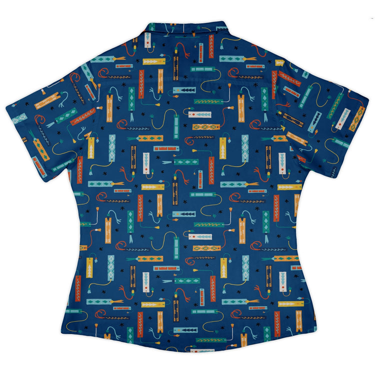 Adventures Bookmark Curvy Button Up Shirt Geek Nerd book prints Design by Zirkus Design q225