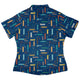 Adventures Bookmark Curvy Button Up Shirt Geek Nerd book prints Design by Zirkus Design q225