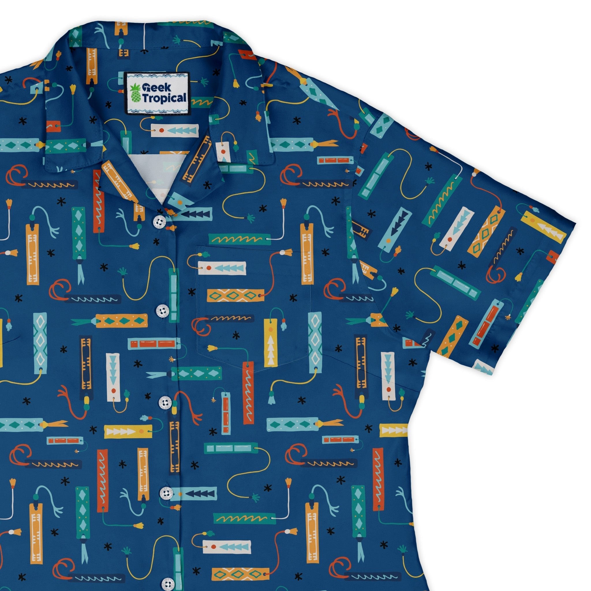 Adventures Bookmark Curvy Button Up Shirt Geek Nerd book prints Design by Zirkus Design q225