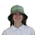 Aeolus Wind Turbines Green Bucket Hat Woman