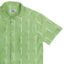 Aeolus Wind Turbines Green Button Up Shirt Top Corner