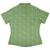 Aeolus Wind Turbines Green Curvy Button Up Shirt Old Curvy Button Up Shirt womens back