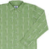 Aeolus Wind Turbines Green Long Sleeve Button Up Shirt cover
