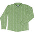 Aeolus Wind Turbines Green Long Sleeve Button Up Shirt front
