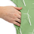 Aeolus Wind Turbines Green Sleeveless Dress Pocket