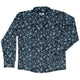 Airplanes Blue Camouflage Blue Long Sleeve Button Up Shirt Geek Nerd adult sizing aviation print FLOW DESC WRITING