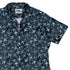 Airplanes Blue Camouflage Blue Curvy Button Up Shirt Geek Nerd aviation print women