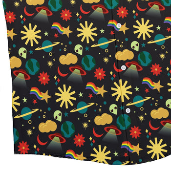 Alien Daydreams Button Up Shirt Geek Nerd 0925 adult sizing All Adult Button Up Shirts
