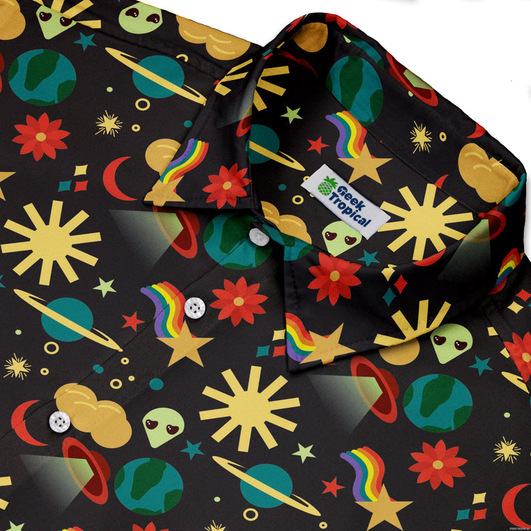 Alien Daydreams Button Up Shirt Geek Nerd 0925 adult sizing All Adult Button Up Shirts