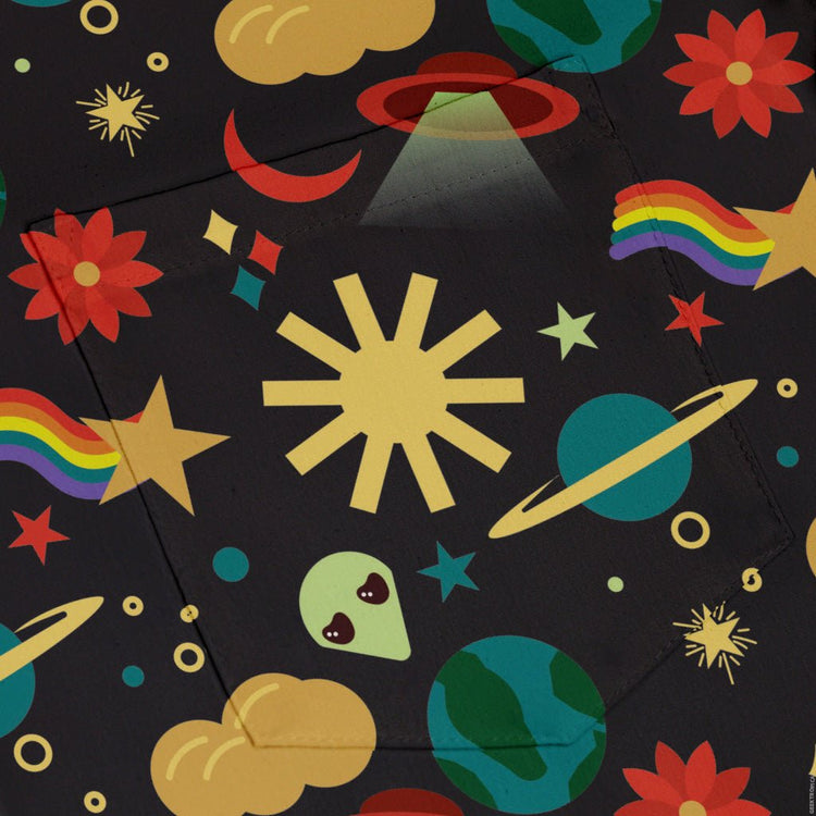 Alien Daydreams Button Up Shirt Geek Nerd 0925 adult sizing All Adult Button Up Shirts