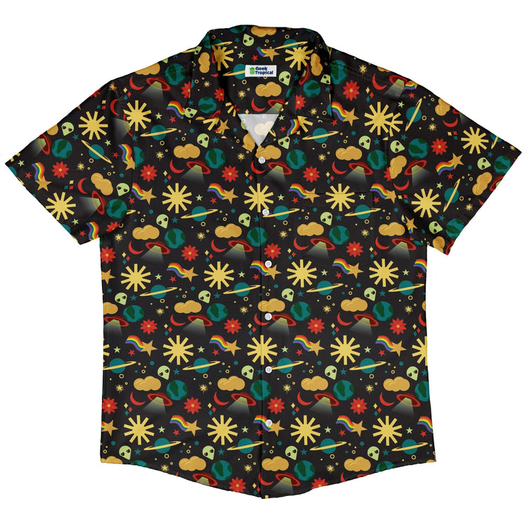 Alien Daydreams Button Up Shirt Geek Nerd 0925 adult sizing All Adult Button Up Shirts