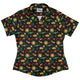 Alien Daydreams Curvy Button Up Shirt Geek Nerd 0925 All Adult Button Up Shirts Design by Heather Davenport